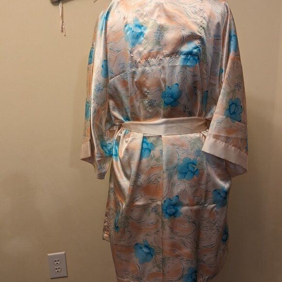 VINTAGE 1990s Contessa Di Roma nightgown and robe set - size XL - Picture 2 of 16